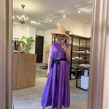 mieyamieya ミエヤミエヤ】silk onepiece (シルクワンピース）purple